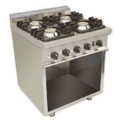 Cucina a gas 4 Fuochi CI Modello RisCu022 Potenza Gas 24 kW