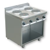 Cucina elettrica 4 Fuochi/Piastre CI Modello RisCu016 Potenza 10,4 kW