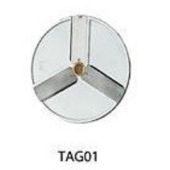 Disco per taglio spessore 1mm DF01 - adatto per cetrioli, carote anelli di cipolla, patate fritte, cavoli bianchi, ecc per Tagliaverdura Modelli TITANIUM