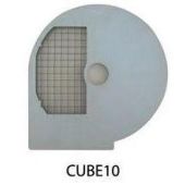 Disco per cubettare PS10 - adatto per cubi di circa 10mm (+ disco da taglio tag10) per Tagliaverdura Modello TITANIUM