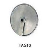 Disco per taglio spessore 10mm DF10 - adatto per cubi di 10mm e tagli grossi (in combinazione con il disco per cubettare disc/cube10) per Tagliaverdura Modelli TITANIUM