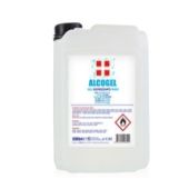 Detergente disinfettante ad ampio spettro di efficacia contro Virus e Spore presidio medico chirurgico Tanica da 5000 ml Modello ALCOGEL20