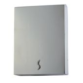 Distributore di carta asciugamani (500fogli) ACCIAIO INOX AISI 304 BRILLANTE Carta piegata a C, Z  o V  MDL - Modello BRINOX 105015