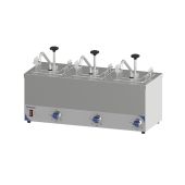 Dosatore per salse riscaldato triplo CLN Modello CPSC3