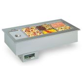 Drop in e mobile da incasso caldo dry(caldo secco) Modello ARMONIA 6 GN DRY Gastrnorm capacità 6 vasche Gn1/1