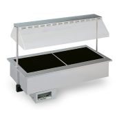Drop in e mobile da incasso con copertura in plexiglas Modello SINFONIA 4 HOT Piastre in vetroceramica