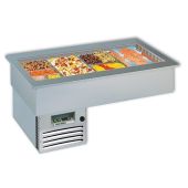 Drop in e mobile da incasso refrigerato Modello ARMONIA 6VT Gastrnorm 6 vasche Gn1/1