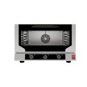 Forno elettrico ventilato a convezione con vapore diretto per panetteria e pasticceria Modello EKF364NUD Capacità n.3 teglie/griglie cm 60 x 40 Potenza Kw 3,7 Apertura a ribalta