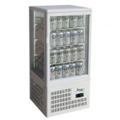 Espositore da banco per bibite refrigerato G-TCBD68 4 lati in vetro