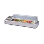 Espositore Da Banco refrigerato Modello GASTROSERVICECOLD 1000C Contiene Bacinelle GN (tutti i formati GN H MAX. 10 cm)