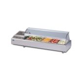 Espositore Da Banco refrigerato Modello GASTROSERVICECOLD 1200C Contiene Bacinelle GN (tutti i formati GN H MAX. 10 cm)