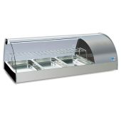 Espositore Da Banco refrigerato Modello GRANTAPAS 3GN Contiene bacinelle GN1/3 E GN/1/1