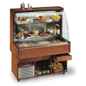 Espositore murale Buffet refrigerato MONTERREY 4 due vani neutri e 3 cassetti