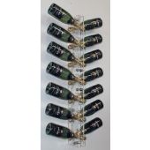 Espositore per bottiglie di vino champagnotte design Capacità bottiglie 14 colore trasparente Modello BOLLICINE 100