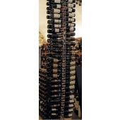 Espositore per bottiglie di vino classiche design verticale a torre Capacità bottiglie 240 colore trasparente Modello TOWER