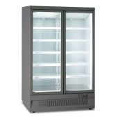 Espositore verticale murale refrigerato Modello MR126BT2 GREY 2 porte bassa temperatura