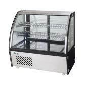 Vetrina refrigerata Modello VPR160 da banco con vetro curvo