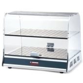 Espositore/Vetrinetta Vista Modello vista P2N neutra con due piani di appoggio in acciaio inox