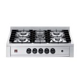 Fornellone inox 5 fuochi Modello EKP 96 Capacita' termica nominale piano cottura 14,3 Kw