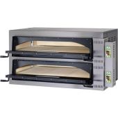 FORNO ELETTRICO PER PIZZA Modello FMD6+6 Numero 2 CAMERA DI COTTURA INTERAMENTE IN REFRATTARIO