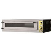 Forno Elettrico meccanico per pizza PF Modello MIZAR 6L GLASS 1 camera di cottura N. Pizze 6 (Ø cm 40) o N.3 Teglie in orizzontale 60X40