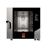 Forno elettrico ventilato a convezione con vapore Modello MKF621BM Capacità n.6 GN 2/1 Potenza Kw 18,4 Apertura laterale