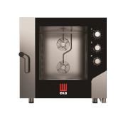 Forno elettrico ventilato a convezione con vapore Modello MKF664S Capacità n.6 teglie cm 60x 40 Potenza Kw 10,4 Apertura laterale