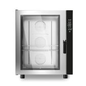 Forno elettrico a convezione con umidificatore MDLR per gastronomia Porta a bandiera Modello GEU1011P