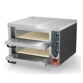 Forno pizza elettrico Modello VULCANO 2 camere di cottura indipendenti isolate termicamente