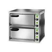 FORNO ELETTRICO PER PIZZA Modello MICRO2C Due camere per la cottura Pannello comandi MANUALE