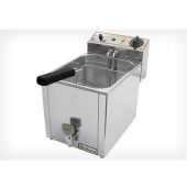 Friggitrice elettrica da banco Modello FR10 Rubinetto per scarico olio Potenza 3 Kw