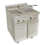 Friggitrice elettrica CI 2 Vasche Potenza kW 24 Modello RisFri011