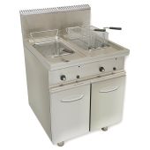 Friggitrice a gas CI 2 Vasche Potenza kW 33 Modello RisFri015