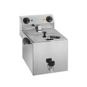 Friggitrice Elettrica Da banco Modello FE8R con rubinetto Potenza: 3600 W