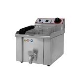 Friggitrice Elettrica Da banco con rubinetto Modello FBR13LT Potenza: KW 5 Monofase
