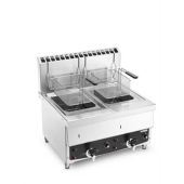 Friggitrice a Gas doppia Da banco KRL Modello GT10+10