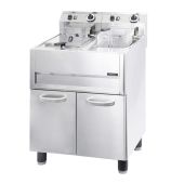 Friggitrice elettrica doppia CLN Potenza 9,9 x 2 kW Modello CFP132