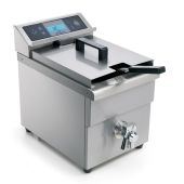 Friggitrice a induzione con rubinetto Modello KLONDIKE 8R Potenza 3500 Watt