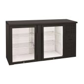 Frigorifero Retro banco per bibite N. 2 porte battenti in vetro Modello QBG200 Porte scorrevoli