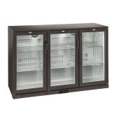 Frigorifero retro banco a 6 ripiani 3 porte battenti\Espositore bibite Modello BBC330H