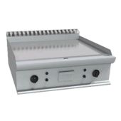 Fry Top a Gas da banco CI Modello RisFry017 2 zone di cottura PIASTRA LISCIA Potenza kW 12