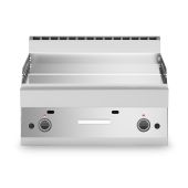 Fry top a gas Piastra liscia cromata MDLR Modello F6570FTGCLT
