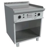 Fry Top elettrico CI Modello RisFry025 2 Zone di Cottura PIASTRA LISCIA Potenza kW 10,8