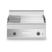 Fry top elettrico Piastra 2/3 liscia 1/3 rigata cromata MDLR Modello F6570FTECLRT