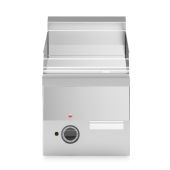 Fry top elettrico piastra liscia cromata MDLR Modello F6030FTECLT