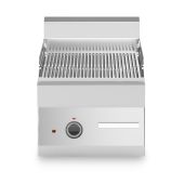Fry top elettrico Piastra rigata cromata MDLR Modello F6540FTECRT