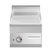 Fry trop elettrico Piastra rigata cromata MDLR Modello F7040FTECRT