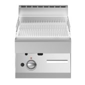 Fry trop gas Piastra rigata cromata MDLR Modello F7040FTGCRT