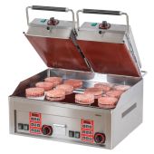 Frytop elettrico con coperchio CLN doppio Modello CGRCDB