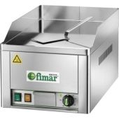 FryTop elettrico Modello FRY1LC singolo liscio piano in acciaio cromato